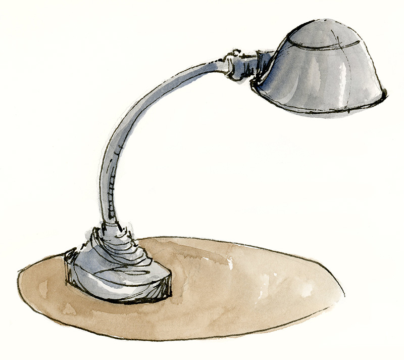 old table lamp