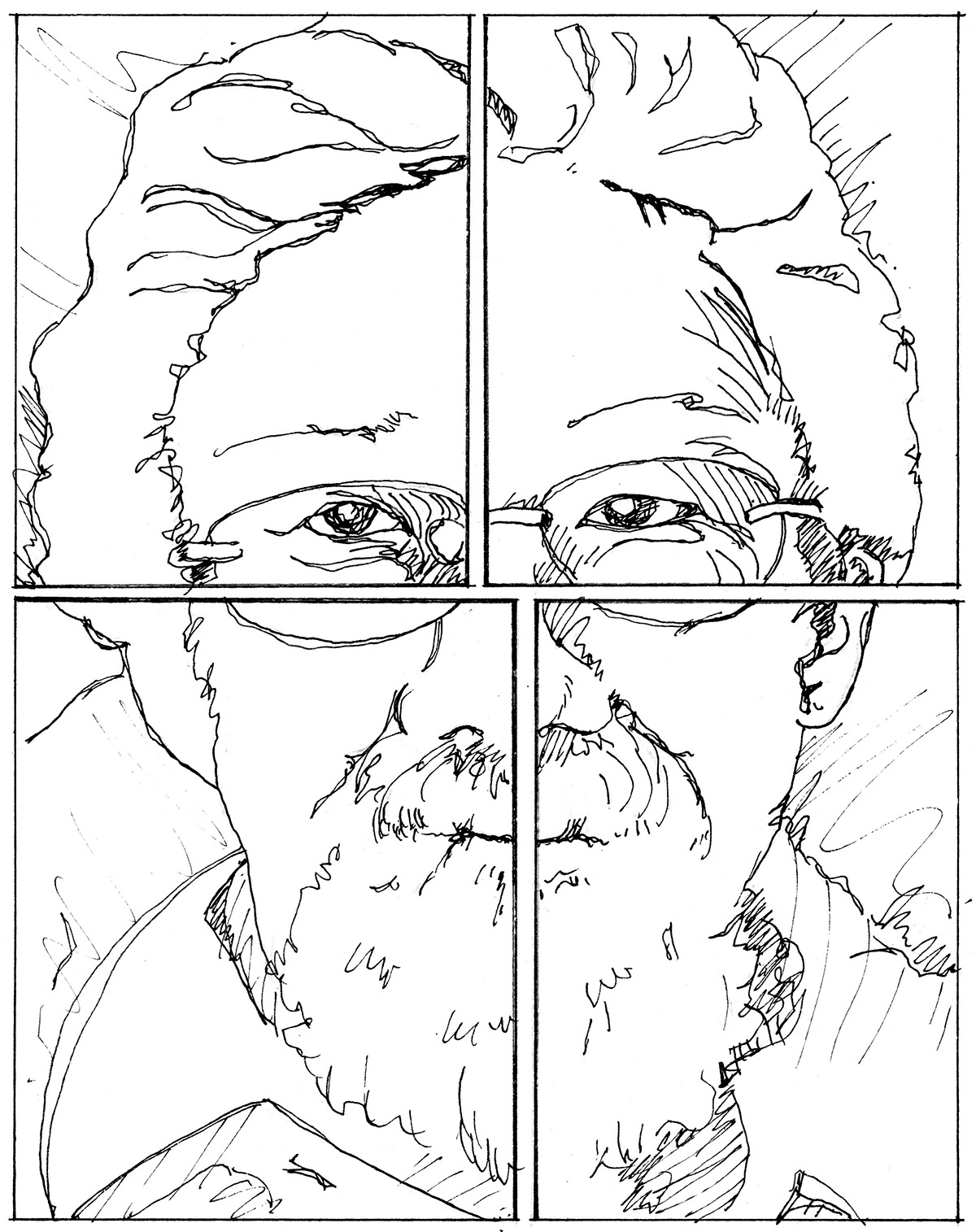 David Suzuki sketch