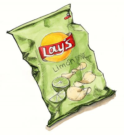 Lime Flavoured Chips