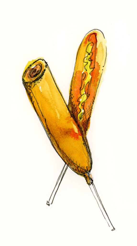 veggie corn dog