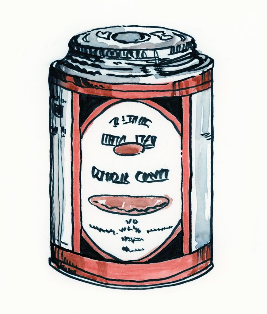 rubber cement tin